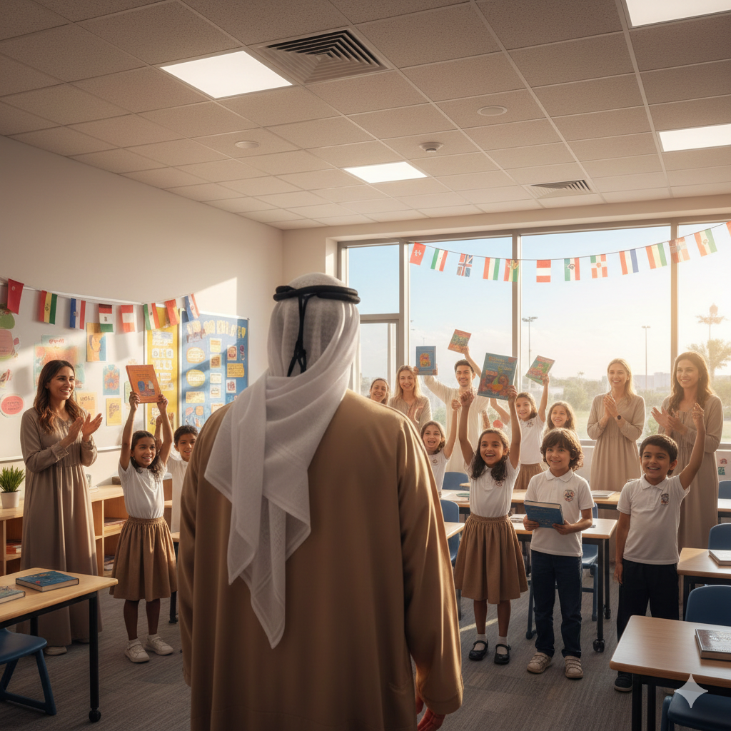 UAE President celebrates International Day of Education with children and teachers