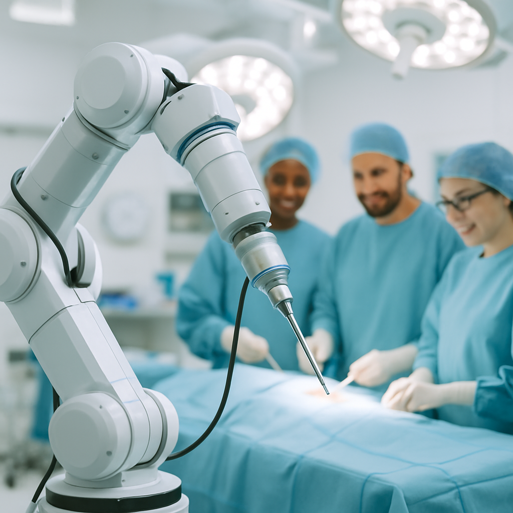 UAE hospital robot surgeries UAE hospital robot surgeries assisting doctors in a children's hospital